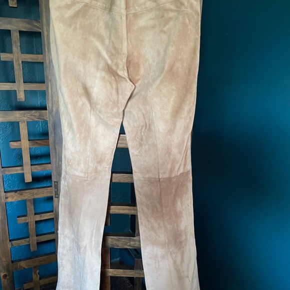 Gucci auth. beige/tan suede pants, EU 42/US 6; one factory flaw, EUC, NWT. - Picture 2 of 6